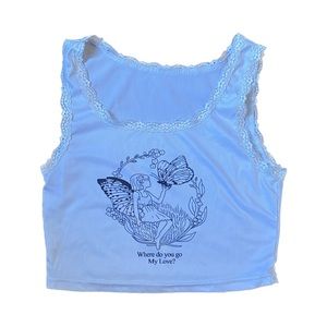white fairy tanktop
